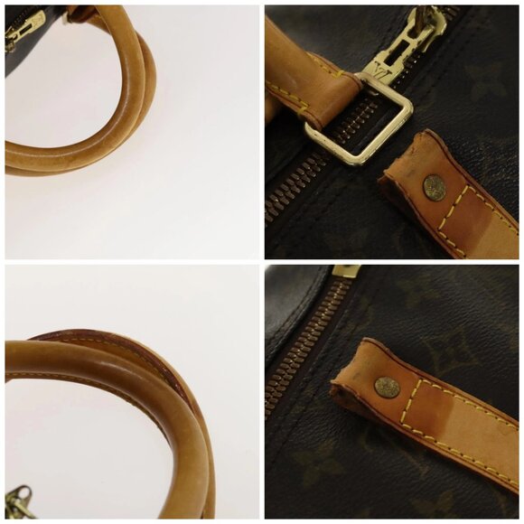 LOUIS VUITTON Monogram Keepall Bandouliere 55 Boston Bag M41414 LV Auth 140268 - Picture 16 of 16